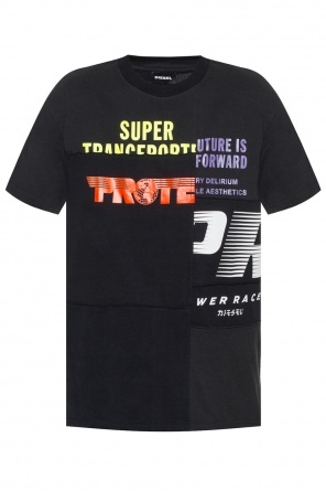 T-shirt z nadrukiem z logo, zdjęcie 1 T-shirt z nadrukiem z logo od Diesel
